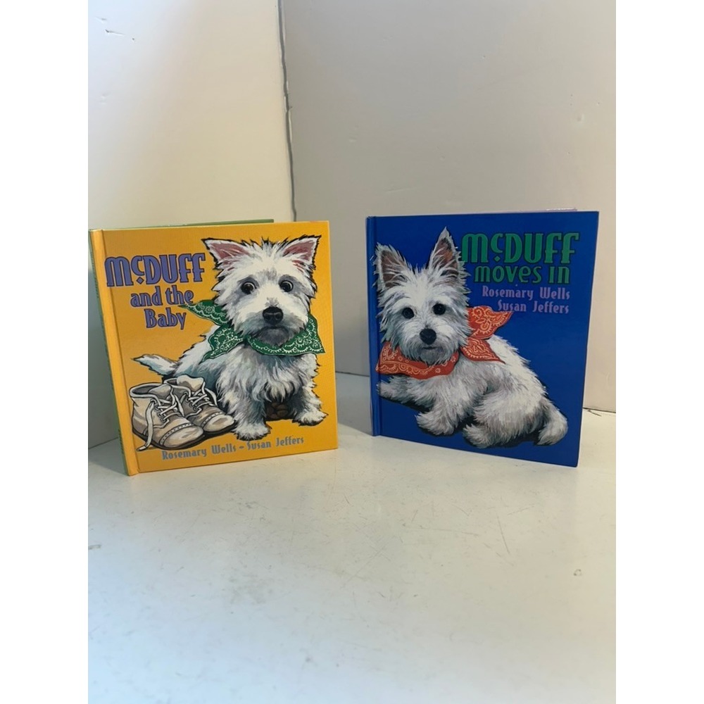 McDuff and the Baby & McDuff Moves In Rosemary Wells Susan Jeffers 2โ Book Lot